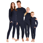 CityComfort Ribbed Pyjamas for Kids - Matching PJs for Family - Get Trend