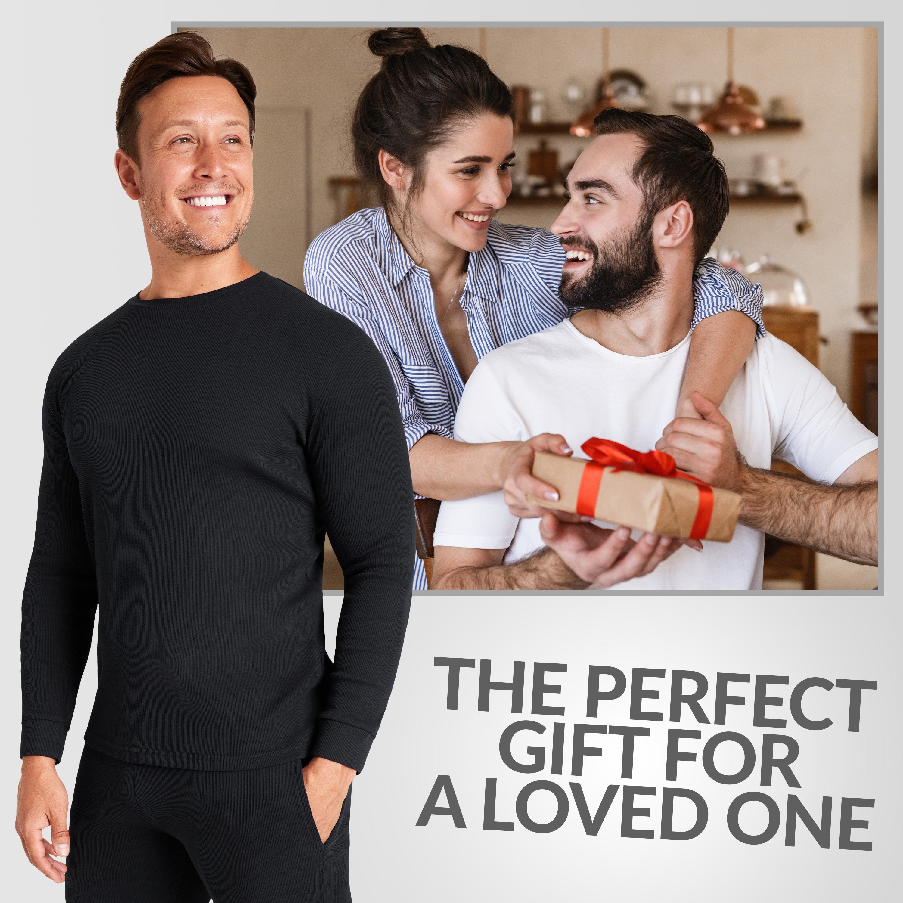 CityComfort Ribbed Pyjamas for Men -Matching PJs for Family - Get Trend