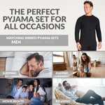 CityComfort Ribbed Pyjamas for Men -Matching PJs for Family - Get Trend