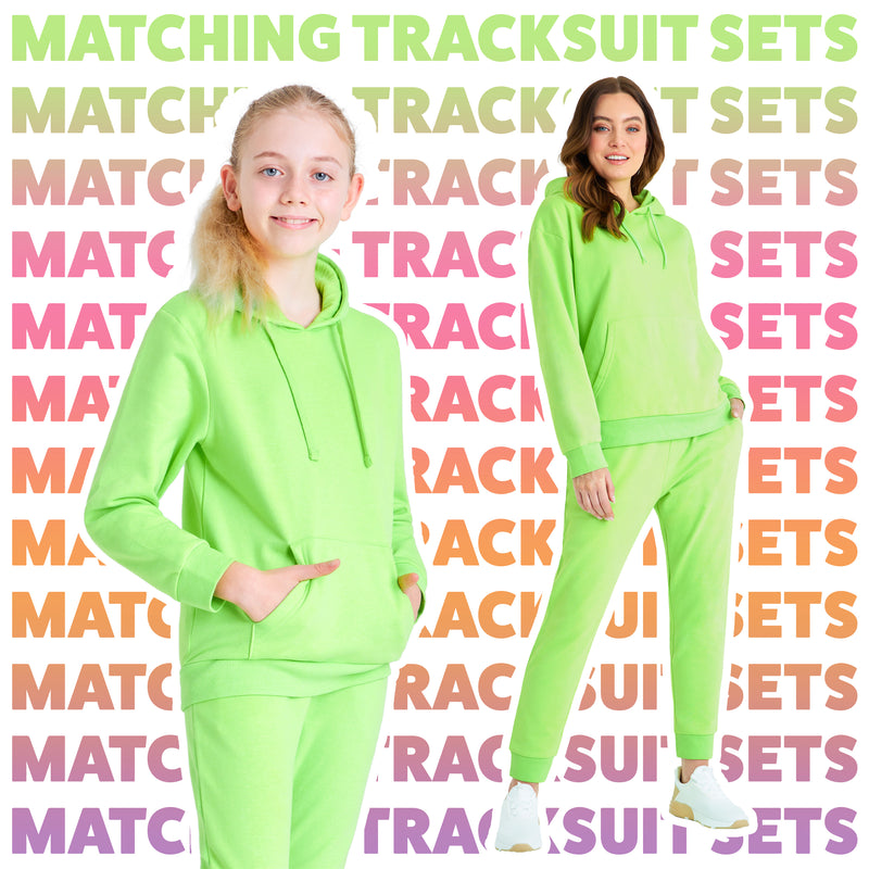CityComfort Girls Tracksuit Set 2 Piece Jogging Bottoms and Hoodie Loungewear - Get Trend
