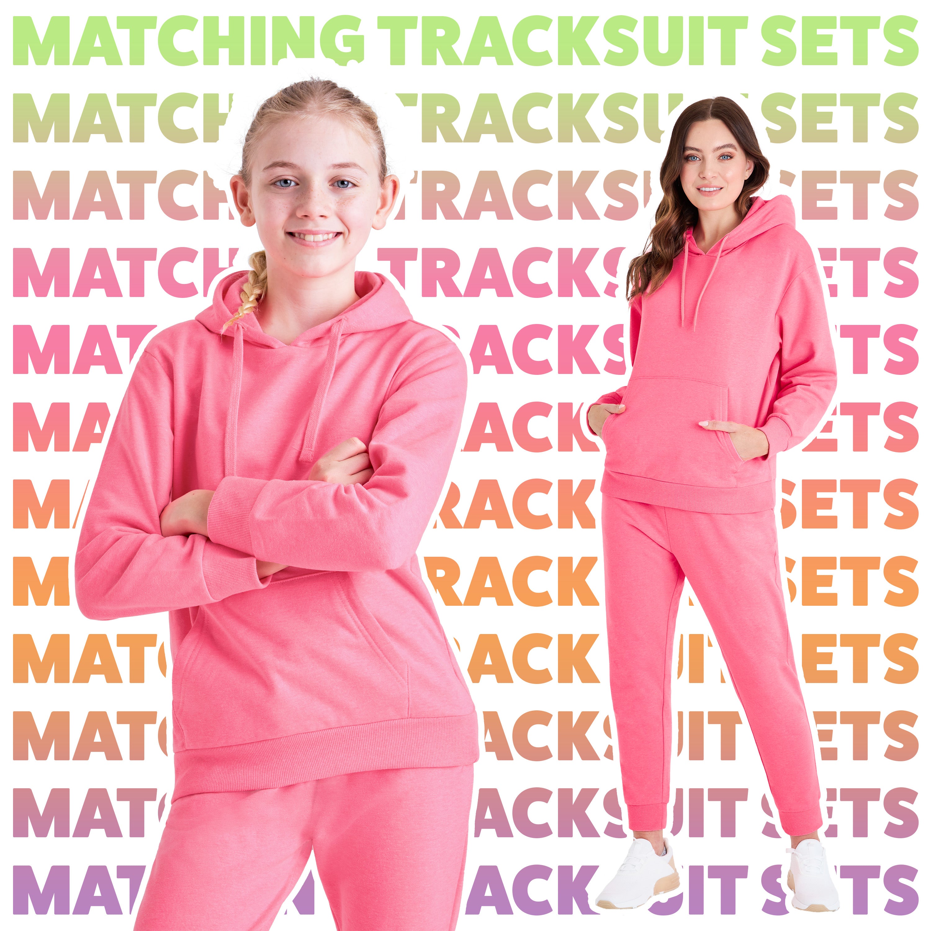 CityComfort Girls Tracksuit Set 2 Piece Jogging Bottoms and Hoodie Loungewear - Get Trend