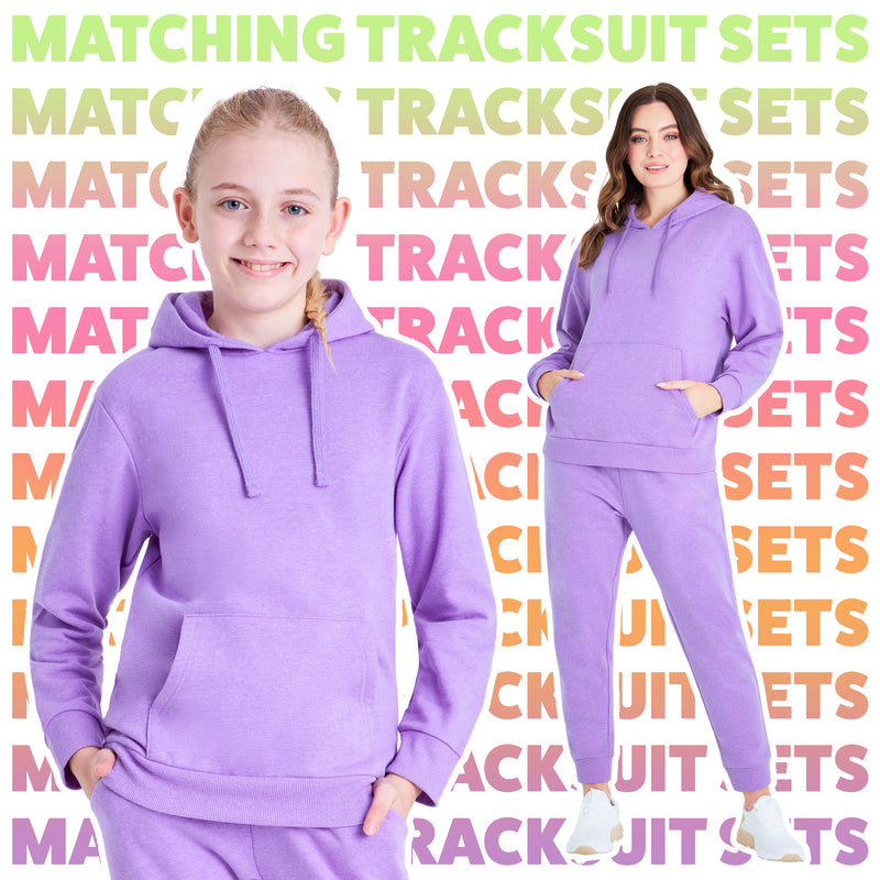 CityComfort Girls Tracksuit Set 2 Piece Jogging Bottoms and Hoodie Loungewear - Get Trend