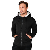 CityComfort Mens Hoodie with Fleece Lining - Zip for Hoodie Men - Get Trend