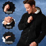 CityComfort Mens Hoodie with Fleece Lining - Zip for Hoodie Men - Get Trend