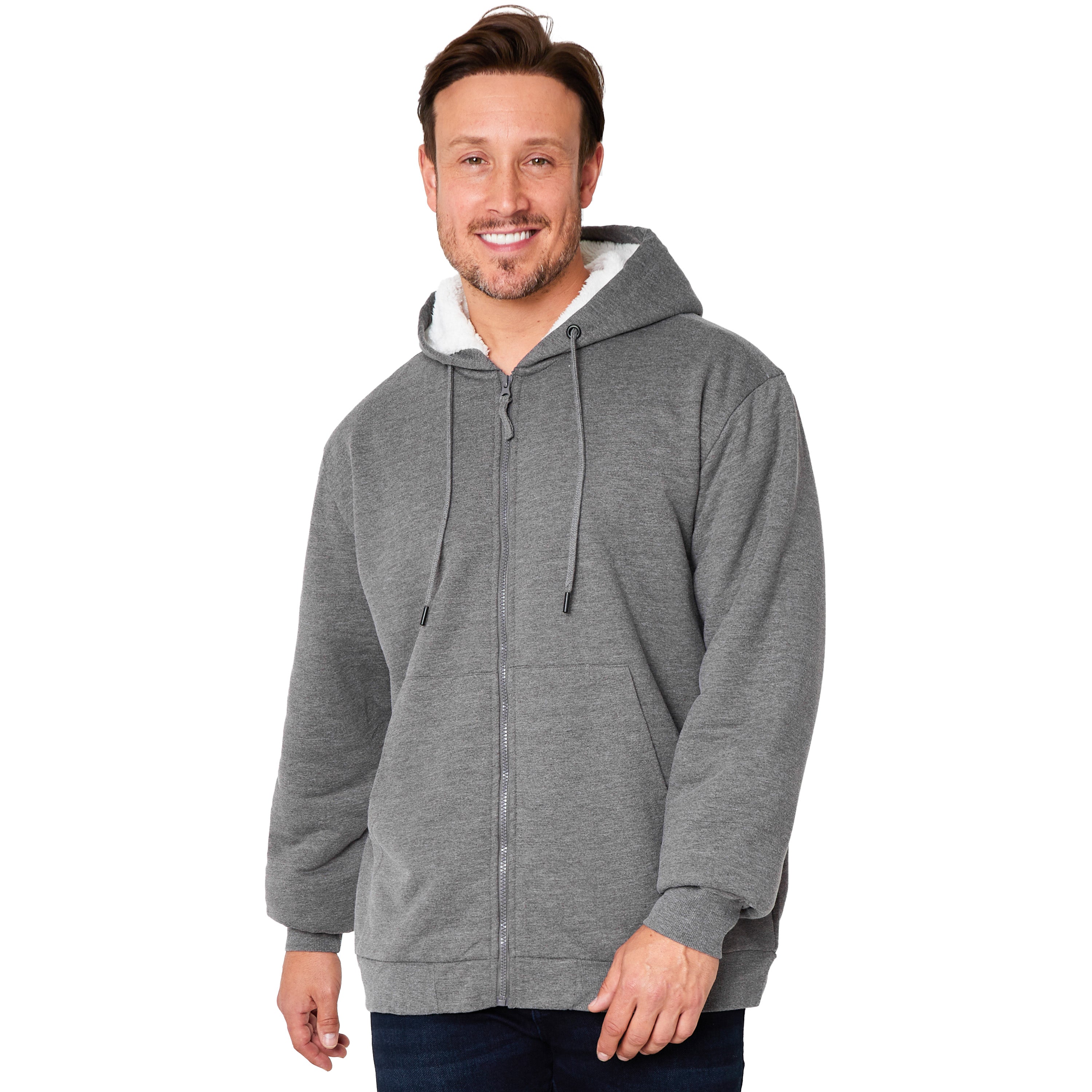 CityComfort Mens Hoodie with Fleece Lining - Zip for Hoodie Men - Get Trend