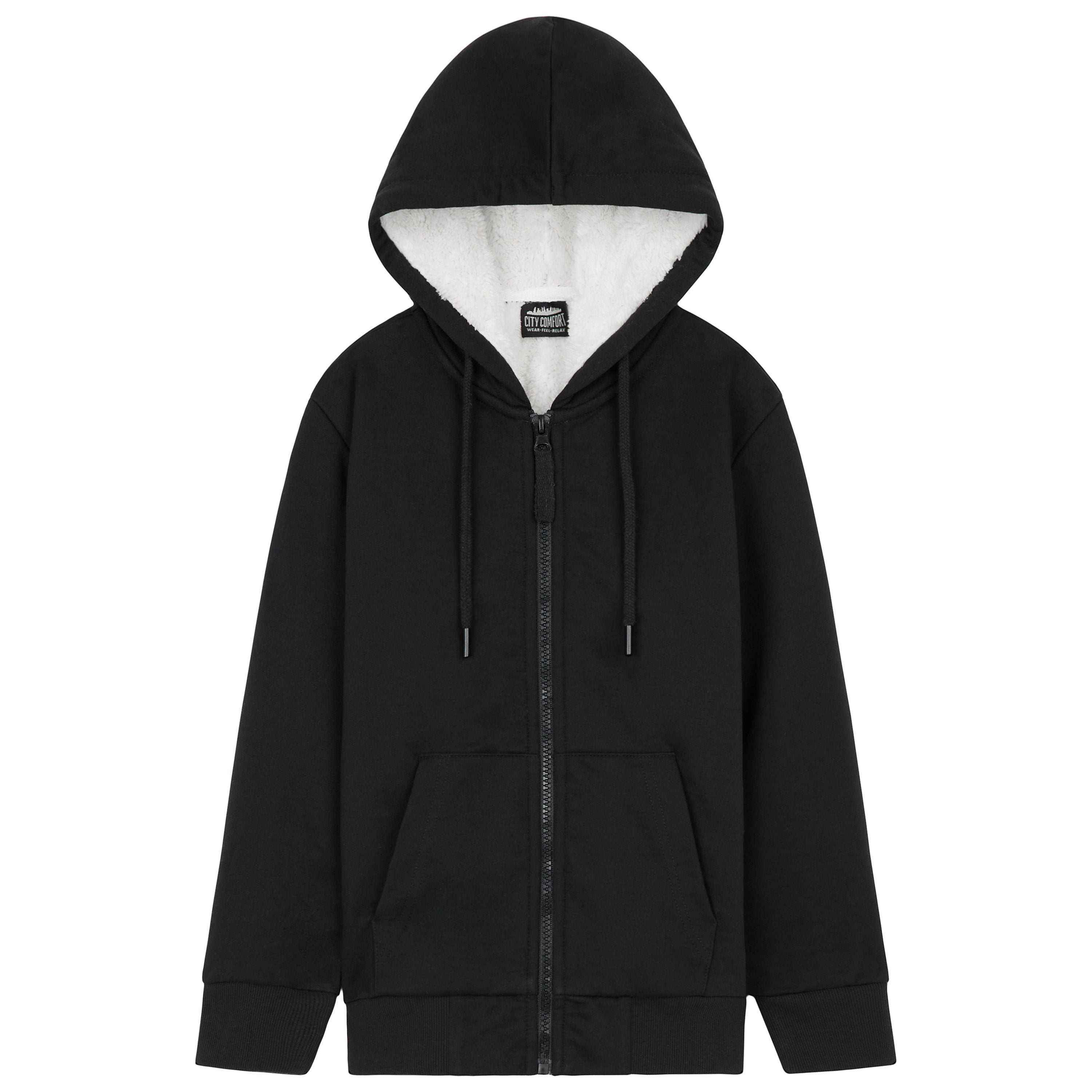 CityComfort Fleece Lined Hoodie for Kids & Teenagers - Get Trend