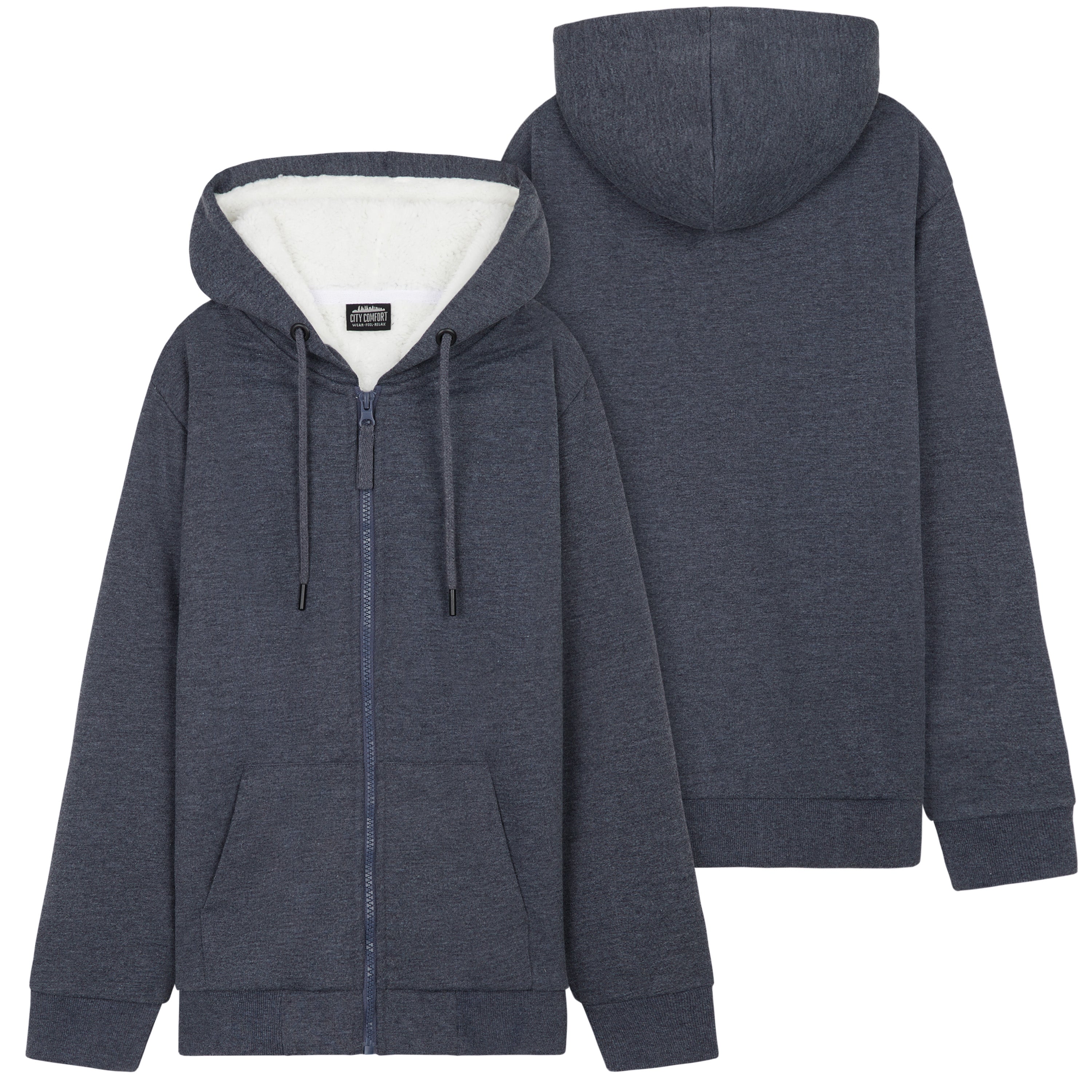 CityComfort Fleece Lined Hoodie for Kids & Teenagers - Get Trend