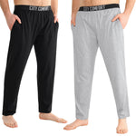 CityComfort Mens Pyjama Bottoms - Elasticated Waist - Get Trend