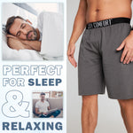 CityComfort Mens Pyjama Shorts - Jersey Lounge Wear with Pockets Pack of 2 - Get Trend