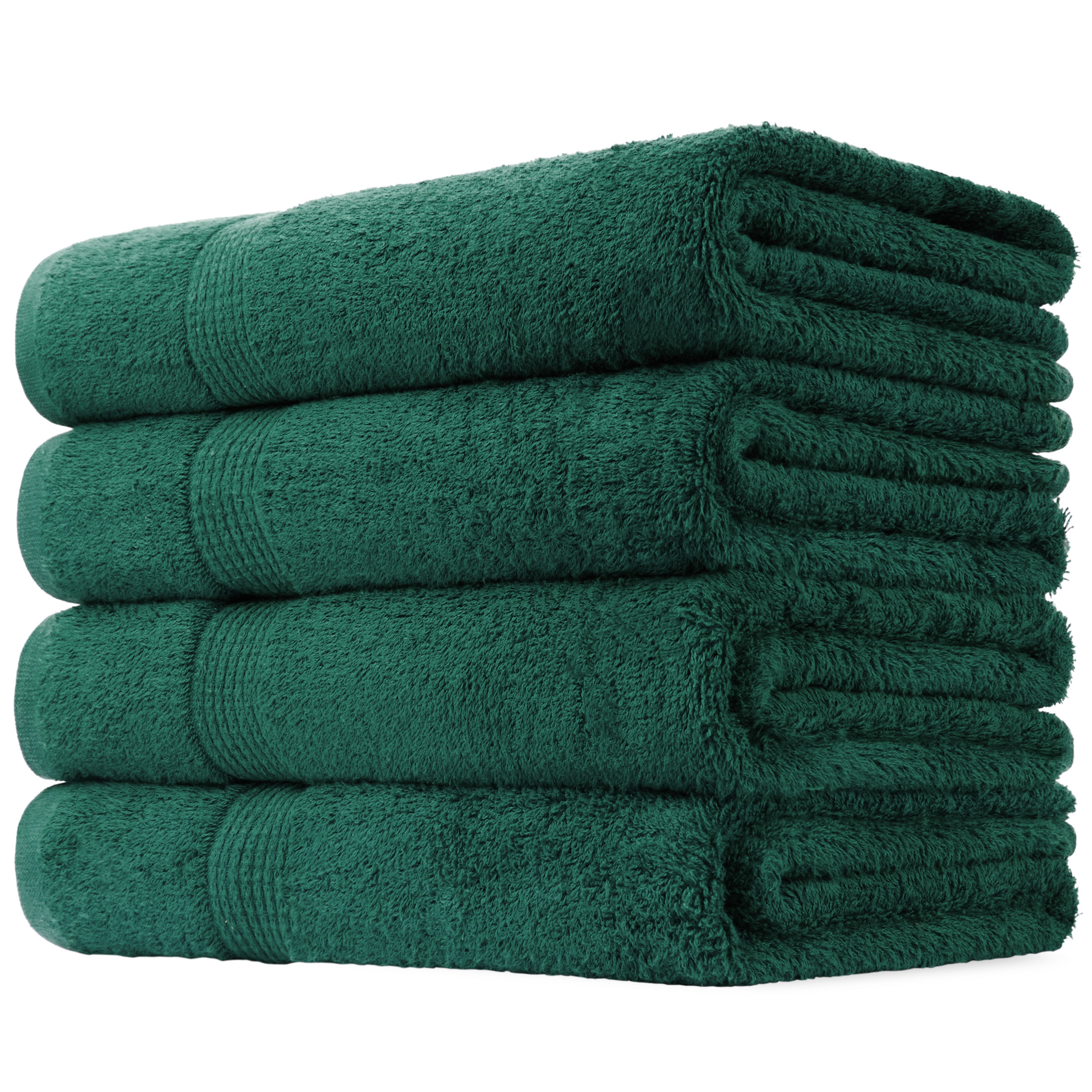 CityComfort Bath Towels Set of 4, 100% Cotton 550 GSM Absorbent Bathroom Towels