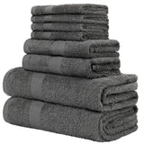 CityComfort Towel Set of 8, 100% Cotton 550GSM Absorbent Bathroom Towels Various Sizes