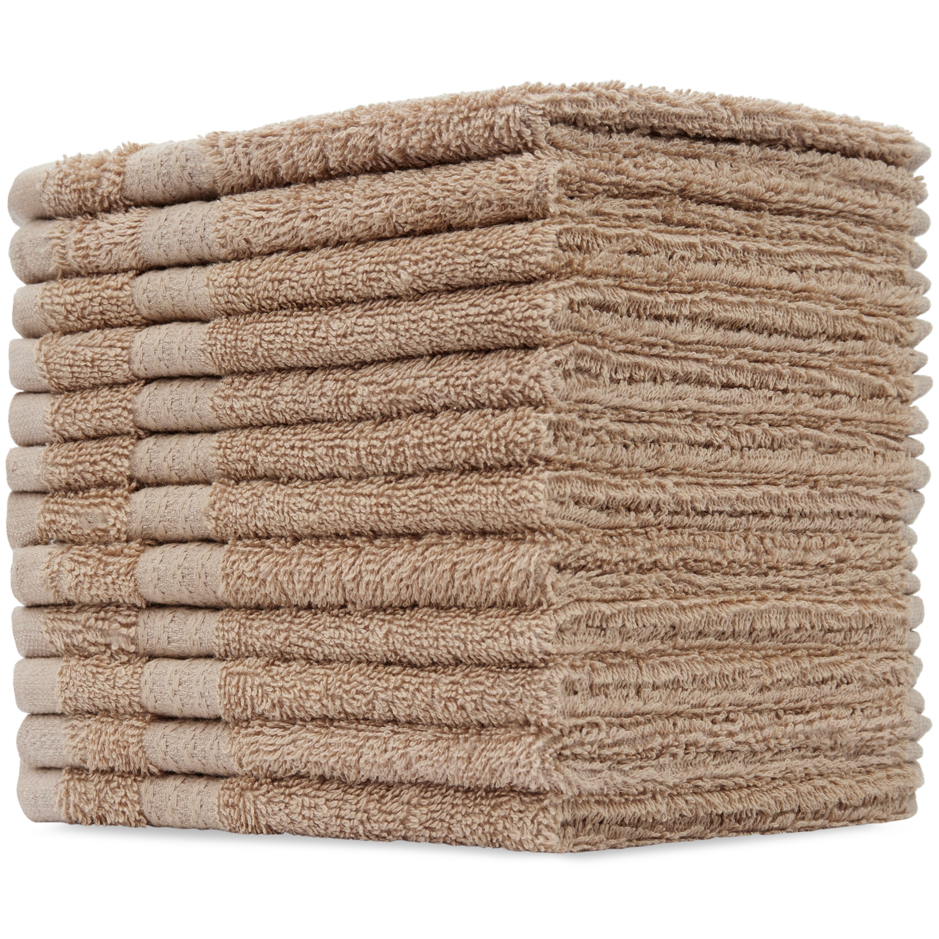 CityComfort Face Towels Set of 12, 100% Cotton 550 GSM Absorbent Bathroom Towels