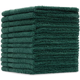 CityComfort Flannels Pack of 12 Face Towels 100% Cotton 550 GSM 30x30cm Highly Absorbent Soft Wash Cloth Household Essentials