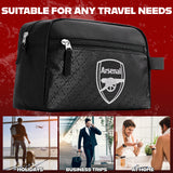 Arsenal F.C. Toiletry Bags for Men, Hanging Wash Bag with Zipped Pocket - Gifts for Him