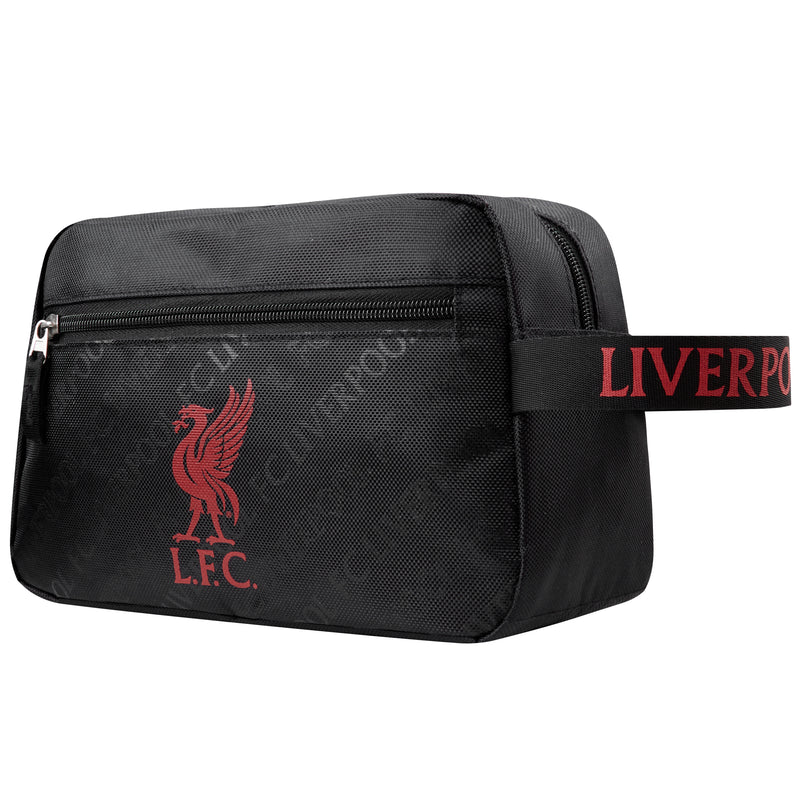 Liverpool F.C. Toiletry Bags for Men, Hanging Wash Bag with Zipped Pocket - Gifts for Him