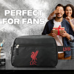 Liverpool F.C. Toiletry Bags for Men, Hanging Travel Wash Bag with Zipped Pockets - Get Trend