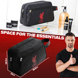 Liverpool F.C. Toiletry Bags for Men, Hanging Travel Wash Bag with Zipped Pockets - Get Trend