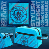 Manchester City F.C. Toiletry Bags for Men With  Zipped Pocket - Man City Gifts