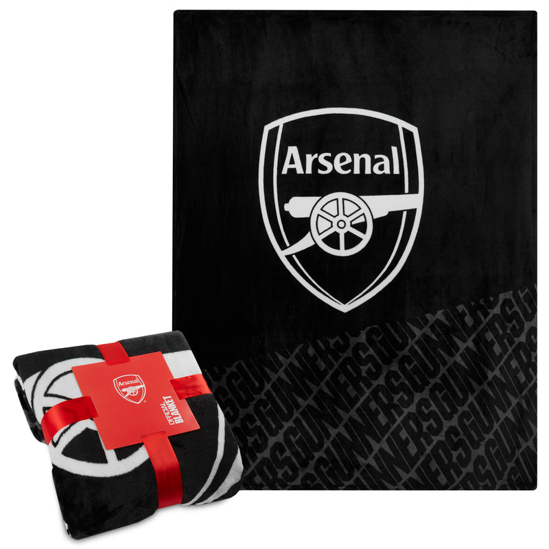 Arsenal F.C. Fleece Bed Blanket Soft Bed Throw 125 x 150cm - Gifts for Him