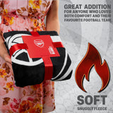 Arsenal F.C. Fleece Bed Blanket Soft Bed Throw 125 x 150cm - Gifts for Him