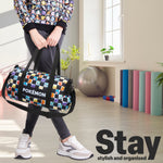 Pokemon Duffle Bag for Kids & Teenagers Pikachu Bag Spacious Overnight Football Kit Weekend Anime Travel Bag for Holiday Sports PE Travel Essentials - Get Trend