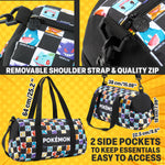 Pokemon Duffle Bag for Kids & Teenagers Pikachu Bag Spacious Overnight Football Kit Weekend Anime Travel Bag for Holiday Sports PE Travel Essentials - Get Trend