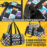 Pokemon Duffle Bag for Kids & Teenagers Pikachu Bag Spacious Overnight Football Kit Weekend Anime Travel Bag for Holiday Sports PE Travel Essentials - Get Trend