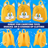 SONIC THE HEDGEHOG Backpack for Kids Tweens Rucksack Lightweight Gamer Daypack