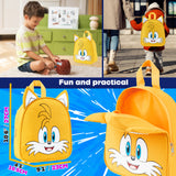 SONIC THE HEDGEHOG Backpack for Kids Tweens Rucksack Lightweight Gamer Daypack
