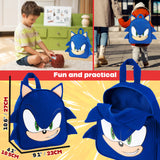 SONIC THE HEDGEHOG Backpack for Kids Tweens Rucksack Lightweight Gamer Daypack