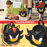 SONIC THE HEDGEHOG Backpack for Kids Tweens Rucksack Lightweight Gamer Daypack