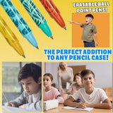 Pokemon Pens Set of 4 Erasable Pens Pikachu School Supplies Stationery Set Ballpoint Pens with Blue Ink Anime Gifts for Kids - Get Trend
