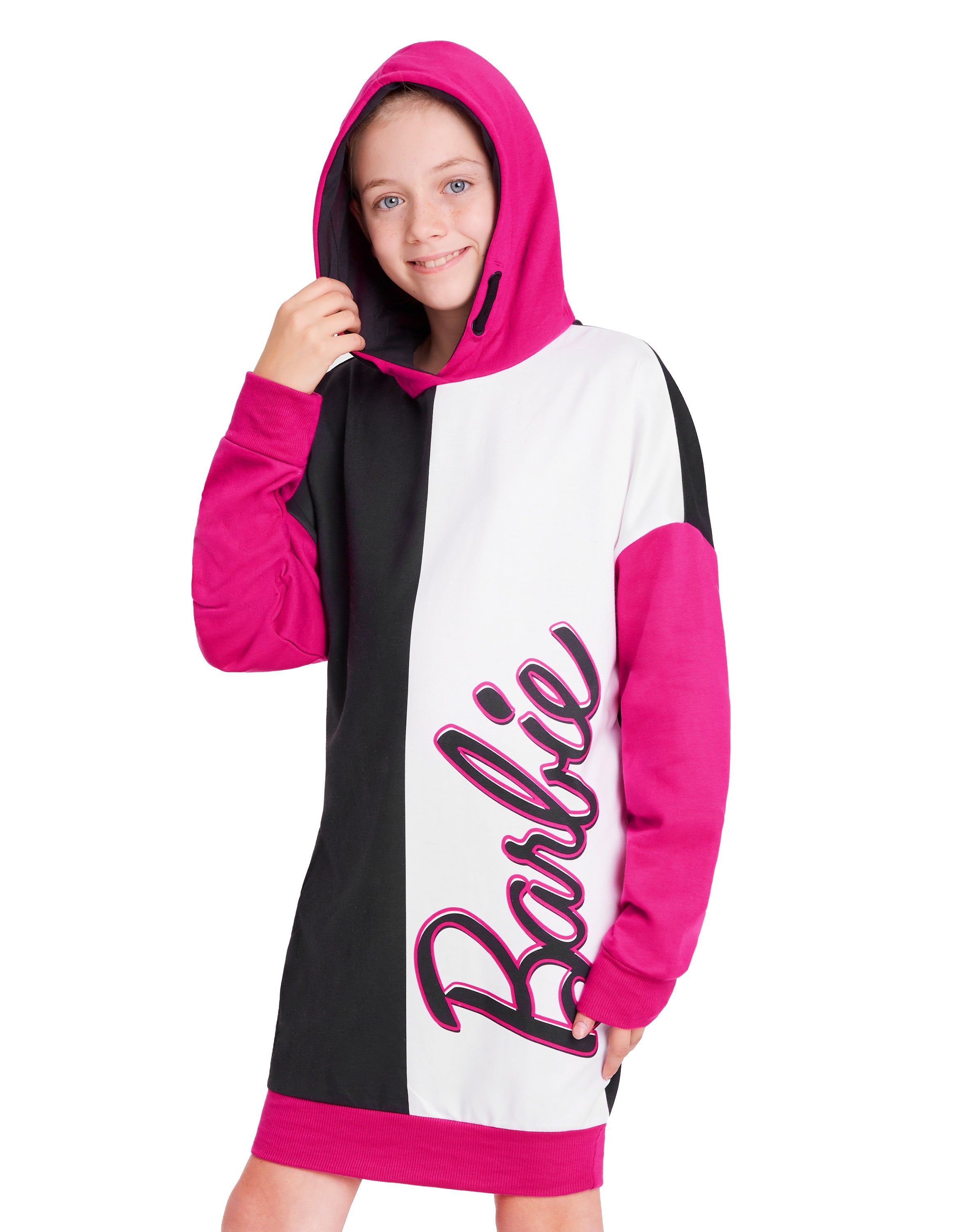 Barbie Oversized Hoodie - Sweater Dress for Girls - Get Trend