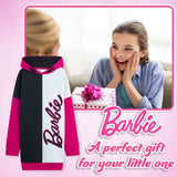 Barbie Oversized Hoodie - Sweater Dress for Girls - Get Trend