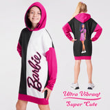 Barbie Oversized Hoodie - Sweater Dress for Girls - Get Trend