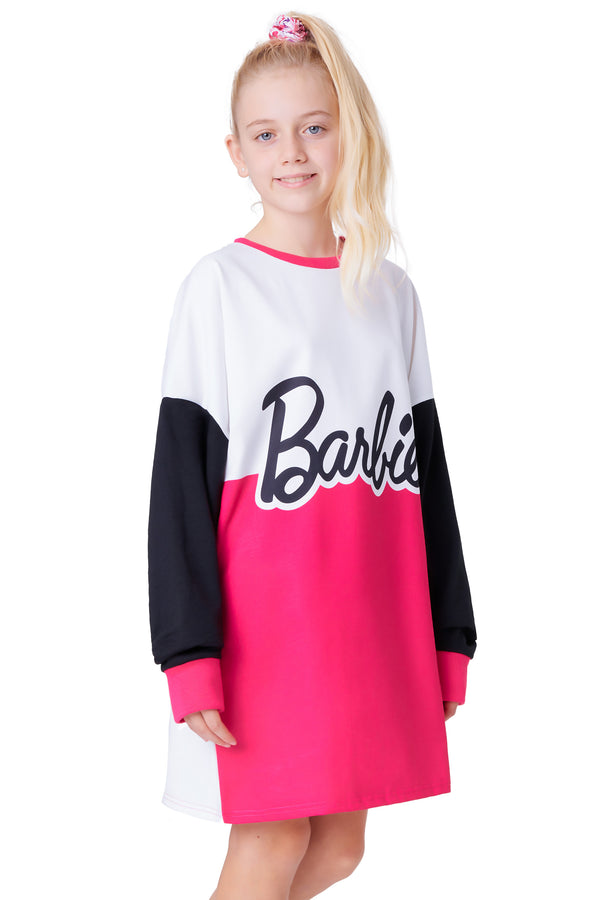 Barbie Sweatshirt Dress - Barbie Sweater Dress for Girls