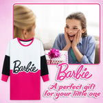 Barbie Sweatshirt Dress - Barbie Sweater Dress for Girls - Get Trend