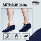 CityComfort Slipper Socks for Men & Teens Size 6–9.5, Cozy Non Slip Socks