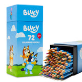 Bluey Colouring Pencils for Kids - 72 Pencils Colouring Box Colouring Set - Get Trend
