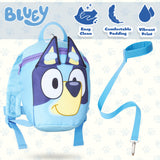 Bluey Backpack with Reins Toddler Backpack with Reins and Harness 1-4 Years (Blue)