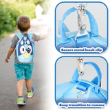 Bluey Backpack with Reins Toddler Backpack with Reins and Harness 1-4 Years (Blue)