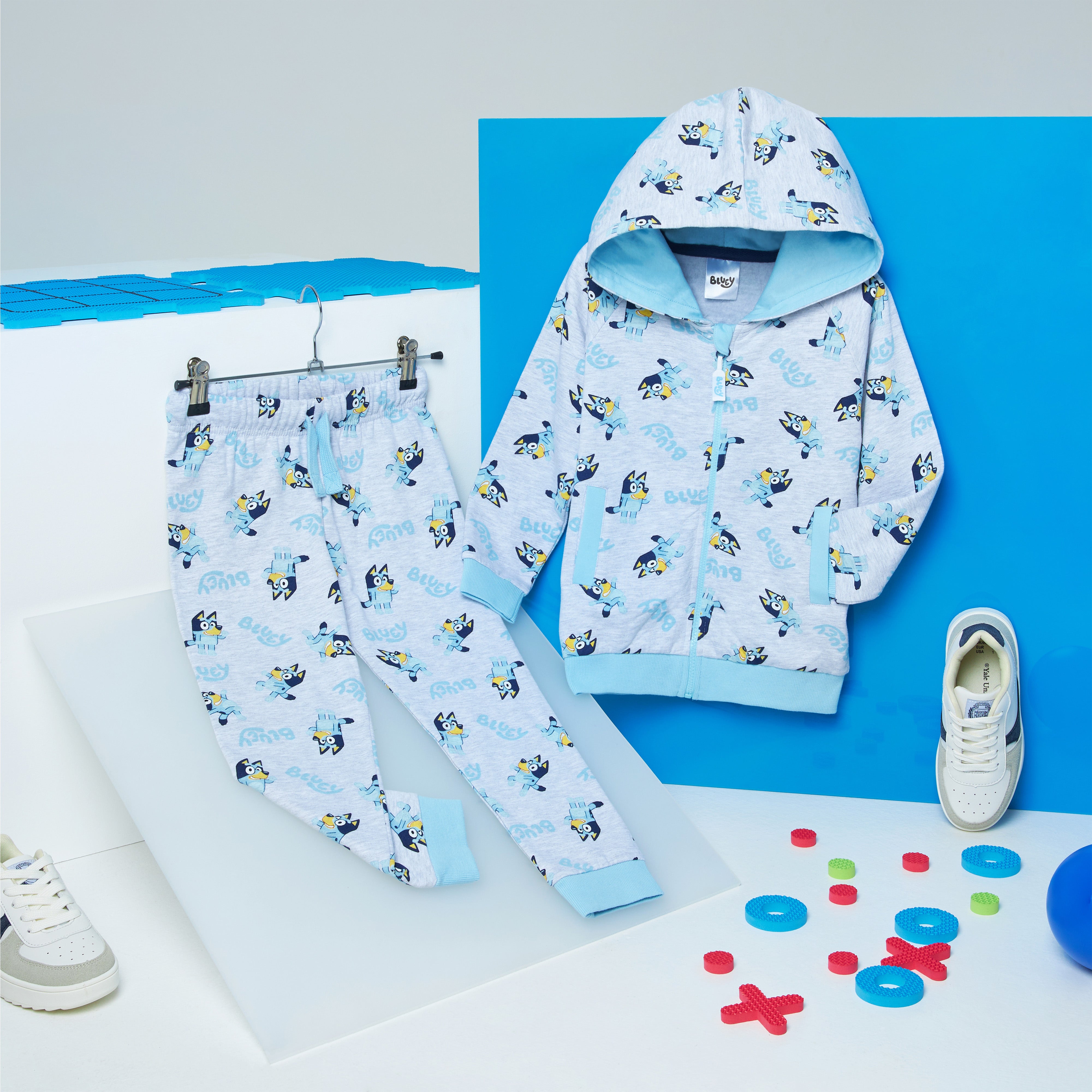 Bluey Tracksuit for Kids and Toddlers Hoodie and Joggers Piece