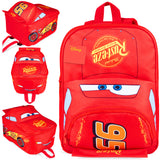 Disney Cars Backpack for Kids Rucksack for Nursery Preschool Lightning McQueen