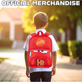 Disney Cars Backpack for Kids Rucksack for Nursery Preschool Lightning McQueen