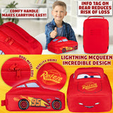 Disney Cars Lunch Bag for Kids Insulated Lunch Box Lightning McQueen
