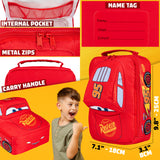 Disney Cars Lunch Bag for Kids Insulated Lunch Box Lightning McQueen