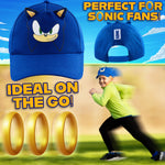 SONIC THE HEDGEHOG Cap for Boys Peaked Baseball Cap Sun Hat Knuckles Shadow Sports Holiday Essentials Gamer Gifts for Boys - Get Trend