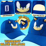 SONIC THE HEDGEHOG Cap for Boys Peaked Baseball Cap Sun Hat Knuckles Shadow Sports Holiday Essentials Gamer Gifts for Boys - Get Trend