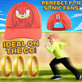 SONIC THE HEDGEHOG Cap for Boys Peaked Baseball Cap Sun Hat Knuckles Shadow Sports Holiday Essentials Gamer Gifts for Boys - Get Trend