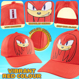 SONIC THE HEDGEHOG Cap for Boys Peaked Baseball Cap Sun Hat Knuckles Shadow Sports Holiday Essentials Gamer Gifts for Boys - Get Trend
